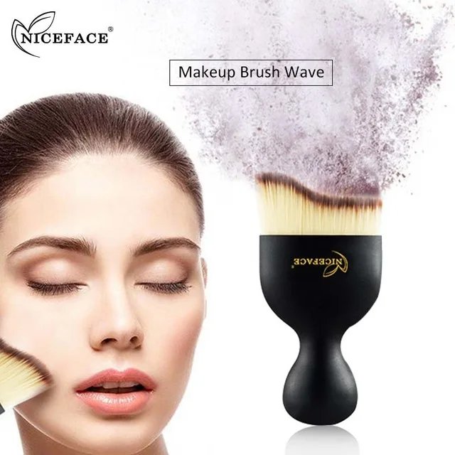 NICEFACE кисть 1 шт. кисти для контура основы макияжа S Форма волна искусственная