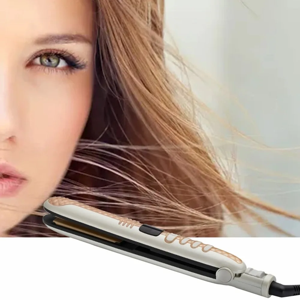 Портативная Паровая пластина для выпрямления волос выпрямитель с цифровым
