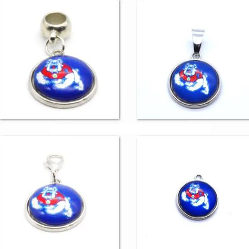 2018 модные ювелирные изделия Gonzaga Bulldogs NCAA Шарм Подвеска подходит браслет DIY