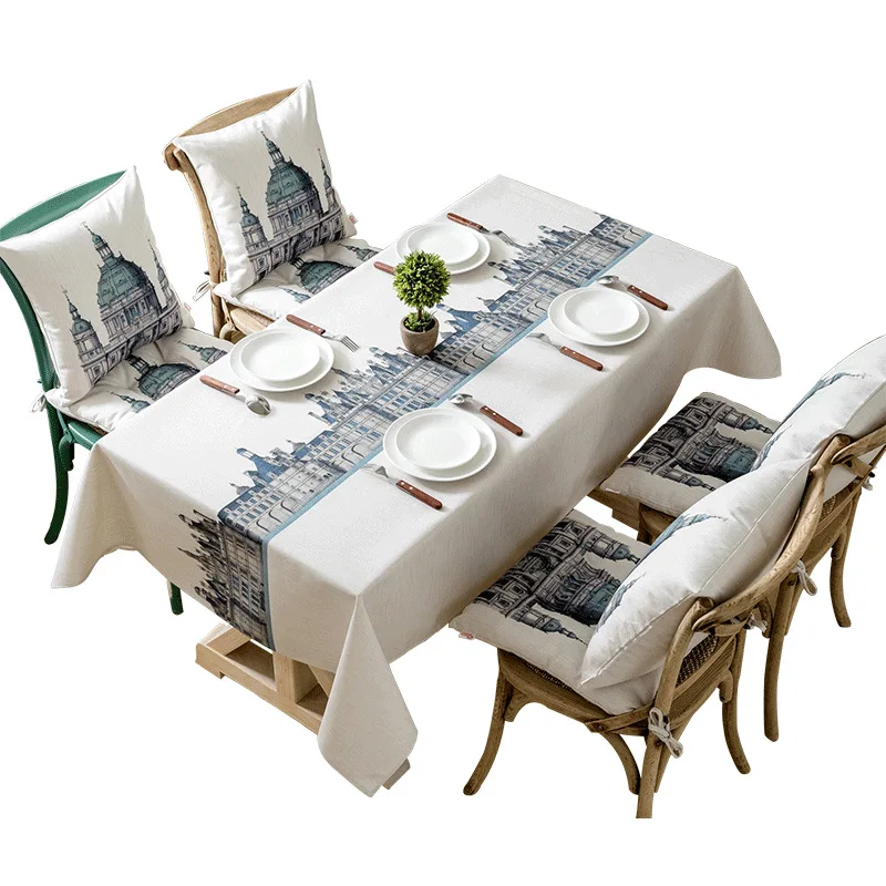 Скатерть замок британский стиль водонепроницаемая скатерть Toalha De Mesa Nappe Decoracao Para