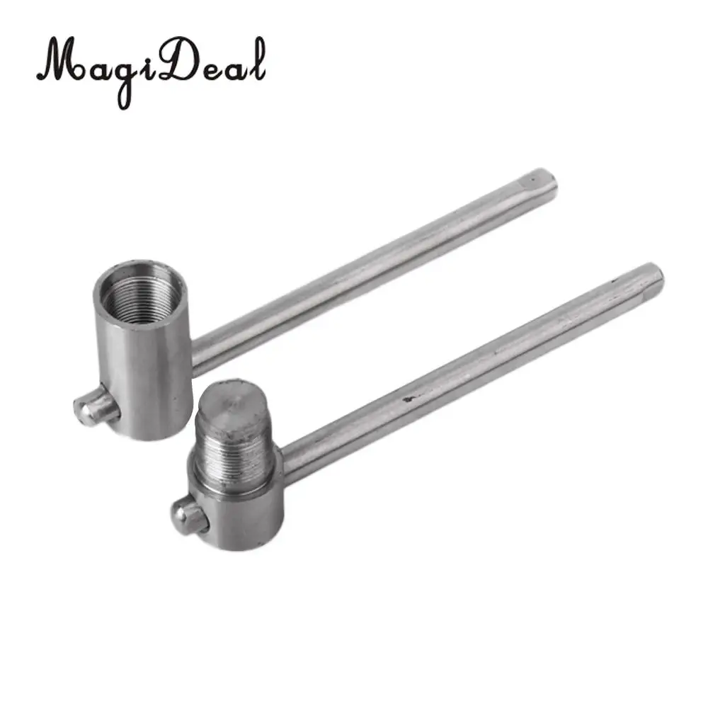 MagiDeal High Quality 1Pc Stainless Steel Metal Billiard Pool Cue Tip Press Shape Tool - Round for Indoor Games Friend Gift | Спорт и