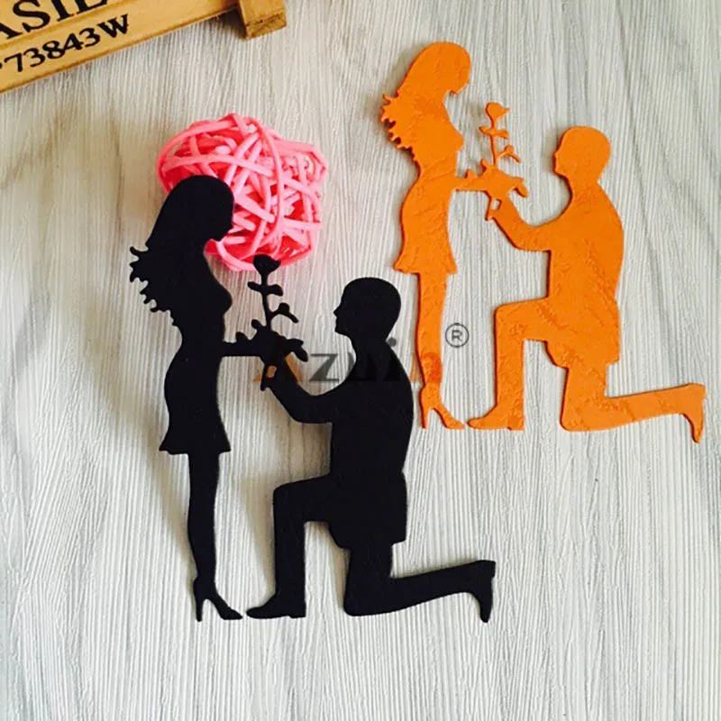 Marry Me Sweet Marriage Scene For Lovers And Album Production New Metal Cutting Dies Scrapbooking Embossing 2018 DIY | Дом и сад