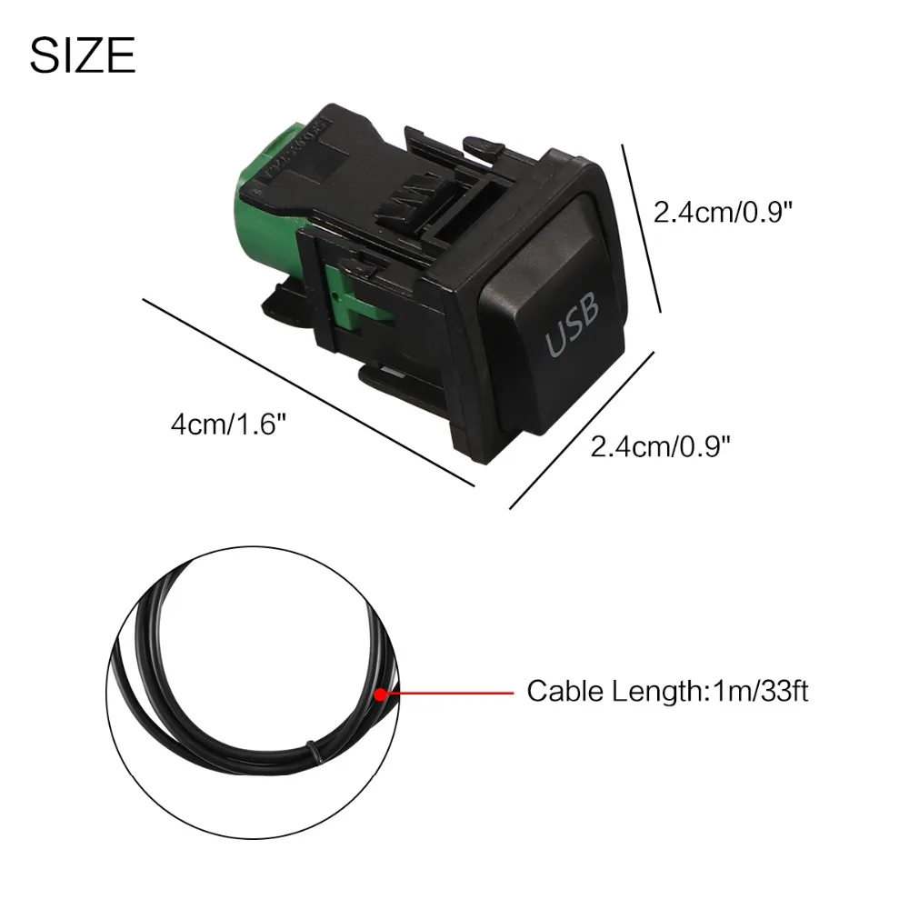 Onever RNS315 RCD510 Автомобильный USB AUX переключатель кабельный жгут проводов для VW Magotan L