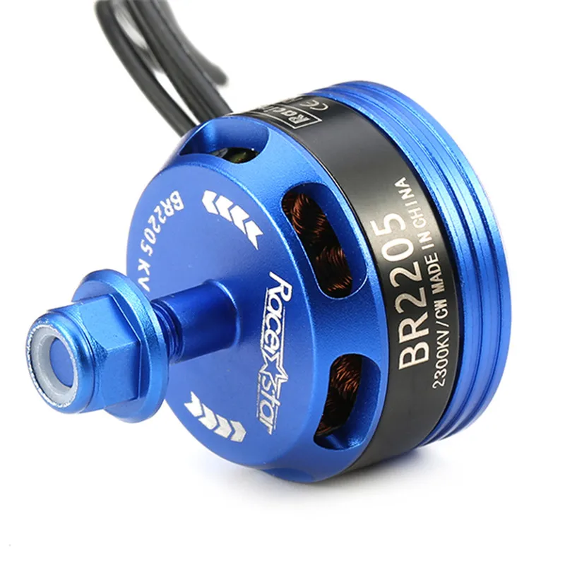 4 шт. Racerstar Racing Edition 2205 BR2205 2300KV 2-4S бесщеточный двигатель CW/CCW темно-синий для