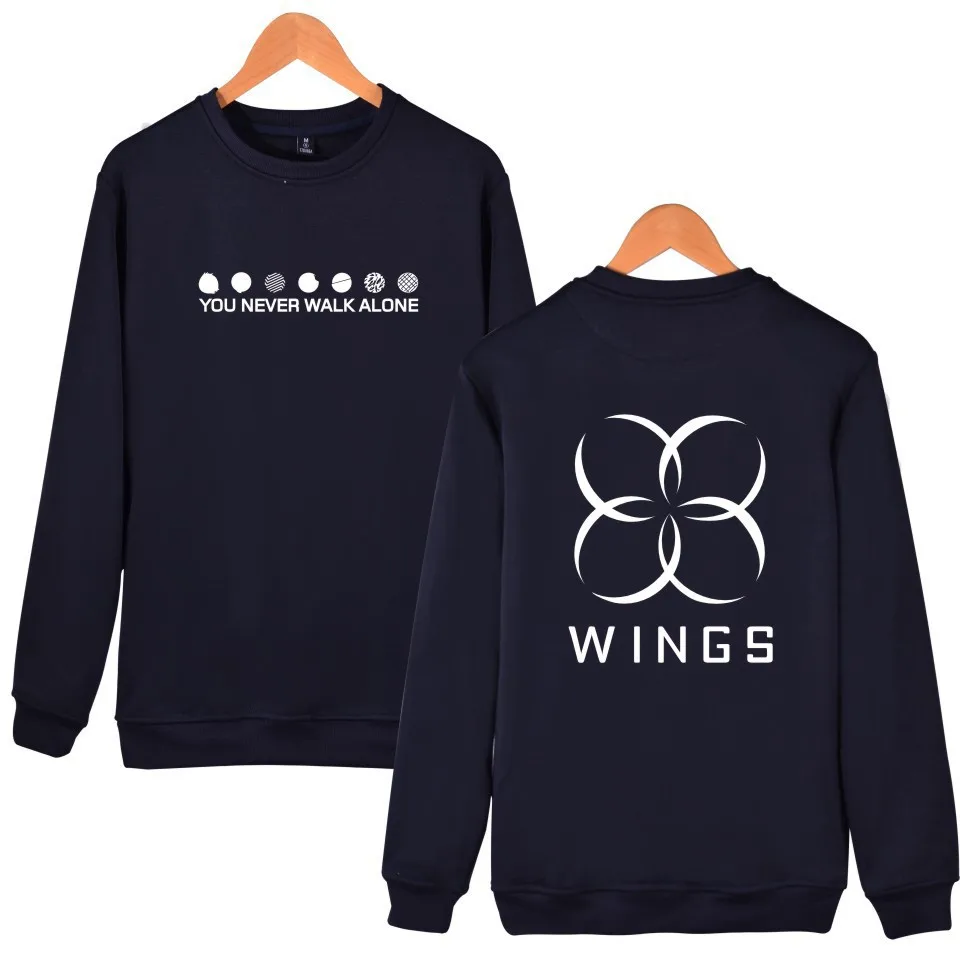 Bangtan Boys 2th Album WINGS Толстовка для женщин/мужчин модные толстовки Young Forever спортивный