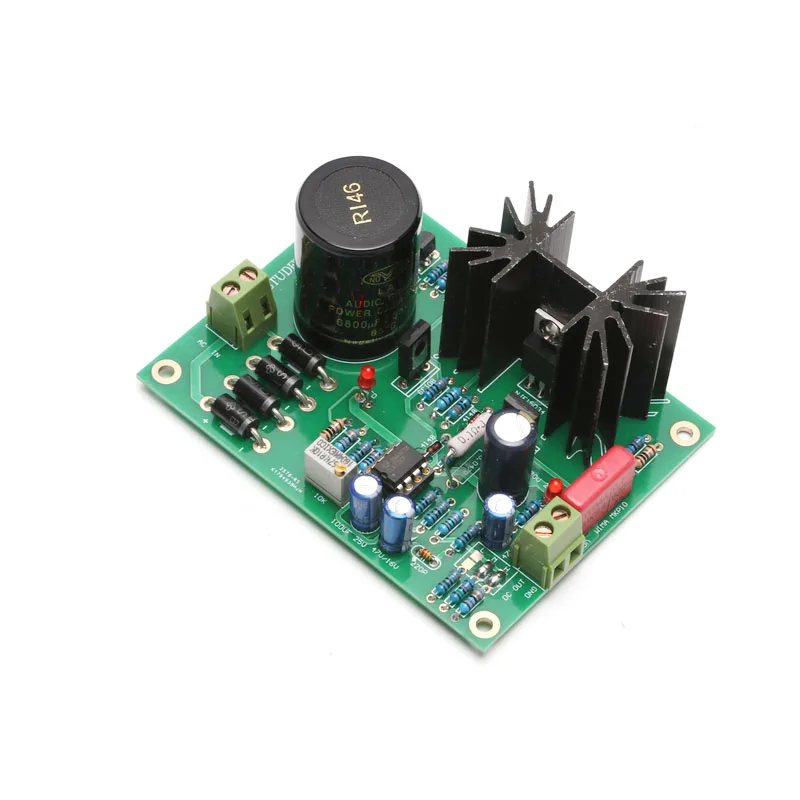 Плата усилителя питания KYYSLB LM317 LT1083 LT1085 max 1.5A STUDER900 готовая плата комплект с