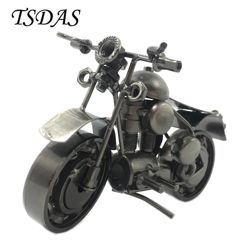 Винтажный стильный телефон 2 цвета железная модель мотоцикла игрушка ручной