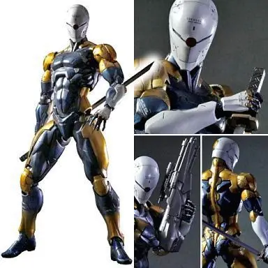 

PLAY ARTS 24cm Metal Gear Solid Gray Fox Action Figure Model Toys
