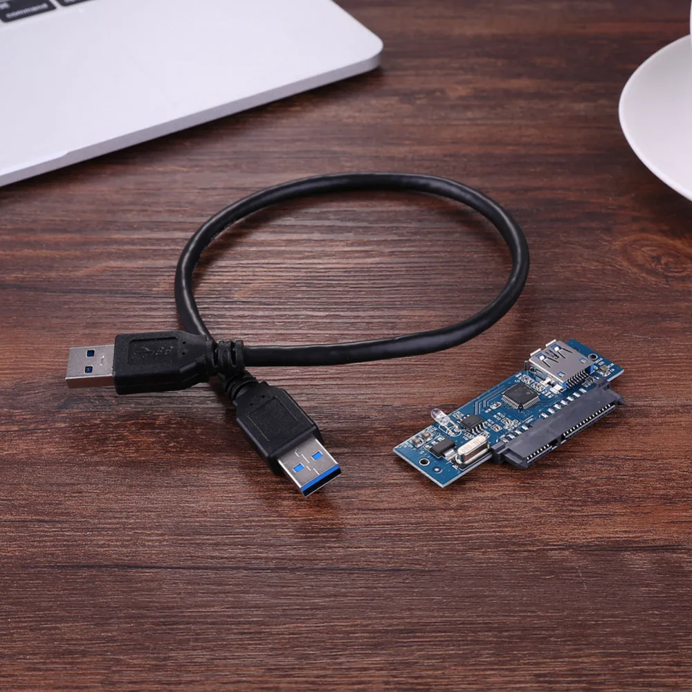 Адаптер для жесткого диска USB 3 0 к 2 5 &quotSATA 7 + 15pin SATA SSD/макс. ТБ HDD ноутбука ПК