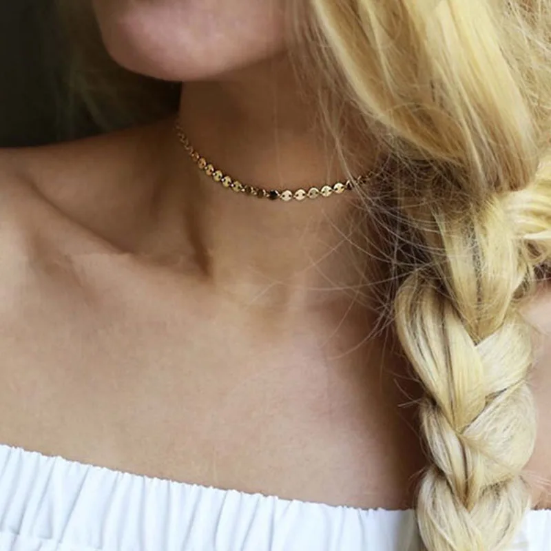 Новинка модные ювелирные аксессуары богемное золотое ожерелье чокер с кисточкой