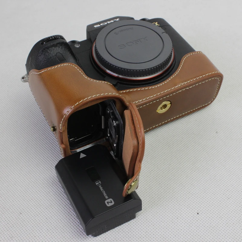 Новинка из искусственной кожи Камера нижней части корпуса сумка для sony ILCE-9 A9