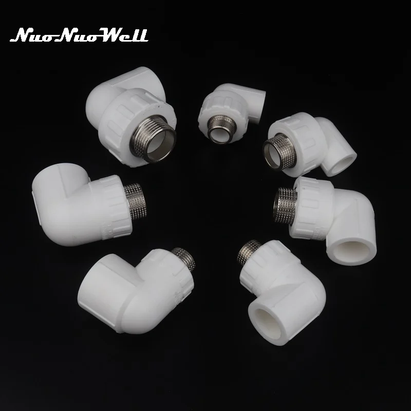 1pc PPR Male 1/2&quot 3/4&quot 1&quot Thread to 20mm 25mm 32mm Elbow Connector Pipe Plumbing Fittings Water Adapter | Дом и сад