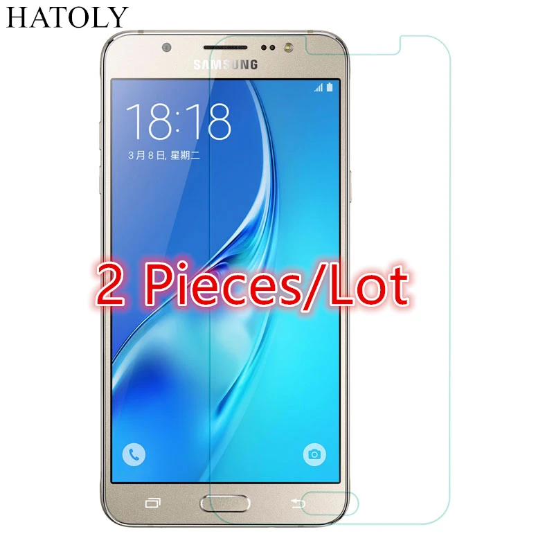 Стекло для Samsung Galaxy J7 2016 закаленное стекло Защита экрана HATOLY ^ | Мобильные телефоны