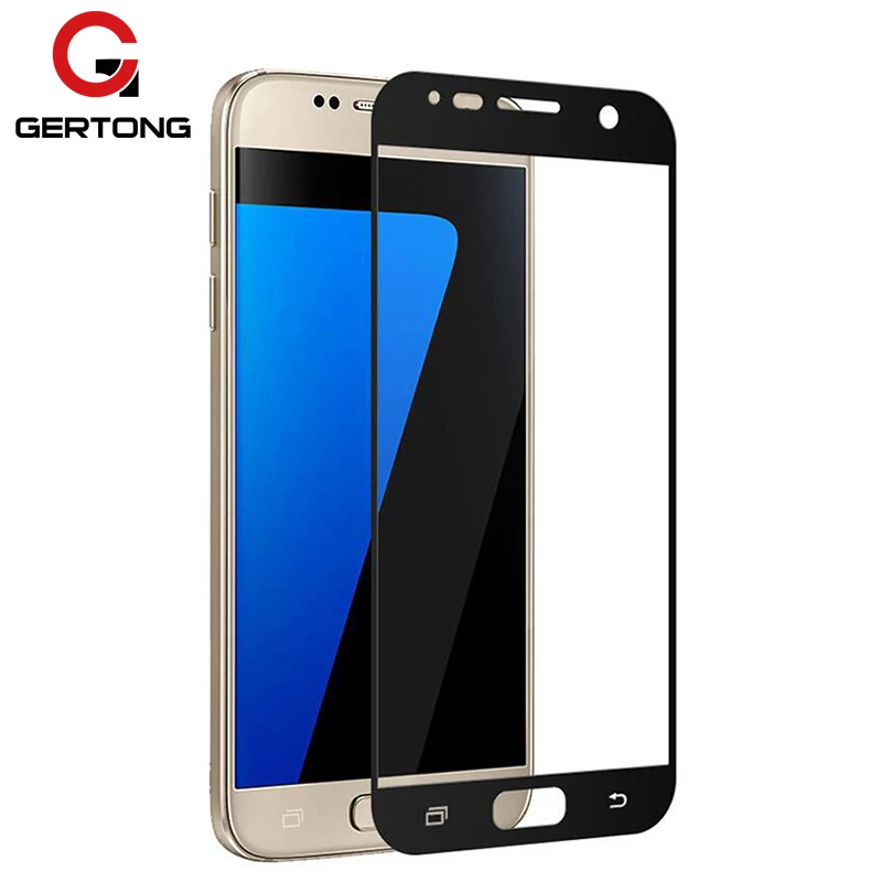 Защитное стекло GerTong закаленное с полным покрытием для Samsung Galaxy A5 A3 A7 2016 S7 S6 J5 J7 J2