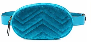 Blue Suede Модная женская поясная сумка с ремнем из искусственной кожи на груди красного и черного цвета новое поступление - Цвет: Blue Suede