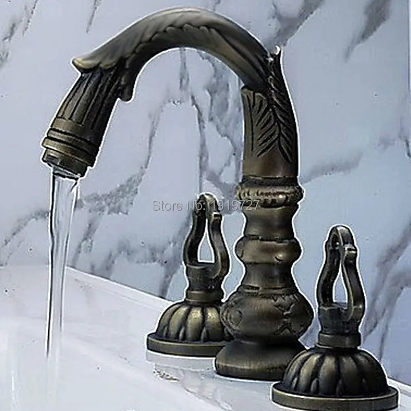 Оптовая продажа Высокое качество 100% твердый медный древний Санузел кран