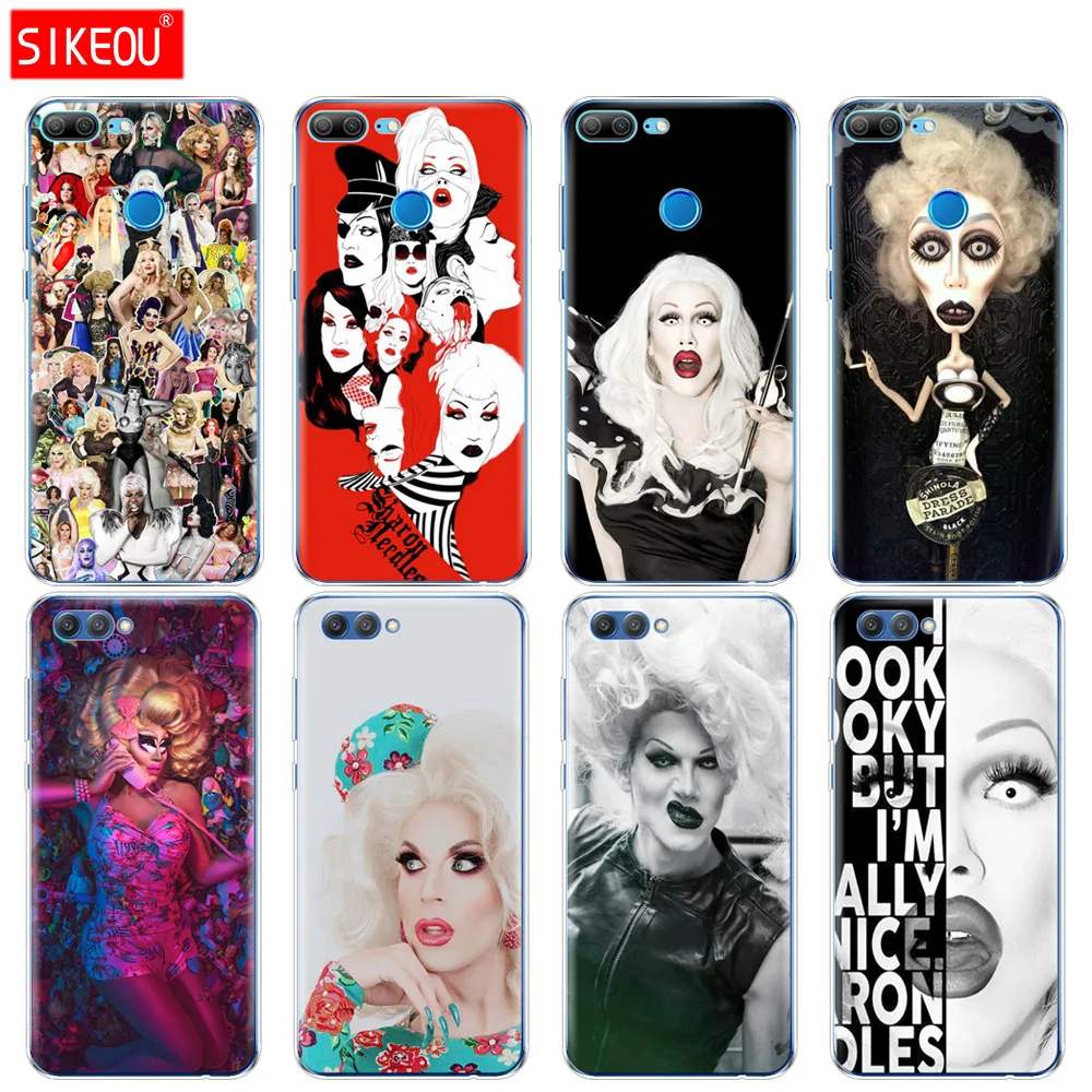 Силиконовый чехол для телефона Huawei Honor 10 V10 3c 4C 5c 5x 4A 6A 6C pro 6X 7X 6 7 8 9 LITE RuPaul's Drag racing