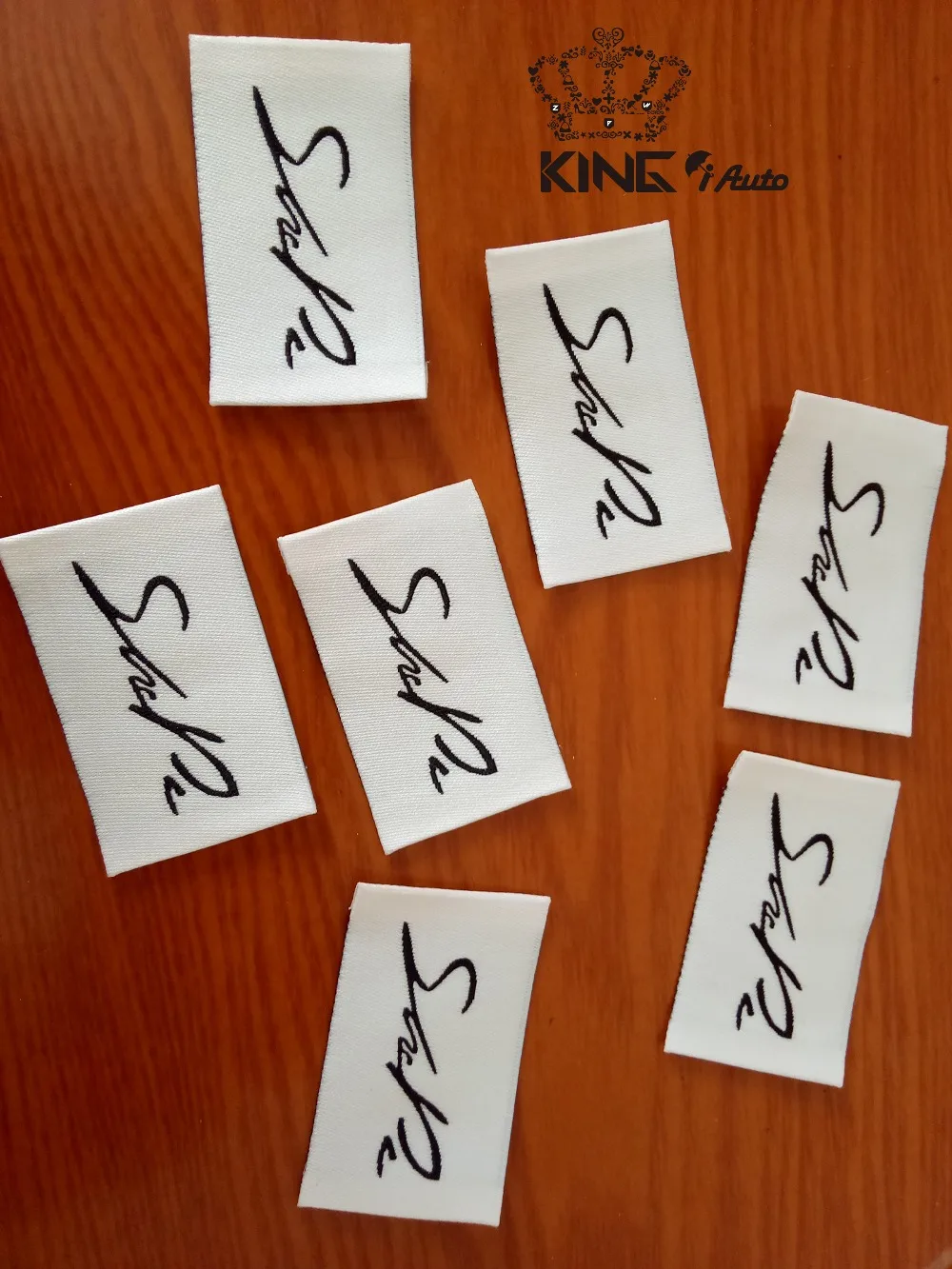 Известный бренд тканые этикетки/Роскошные брендовые нашивки и