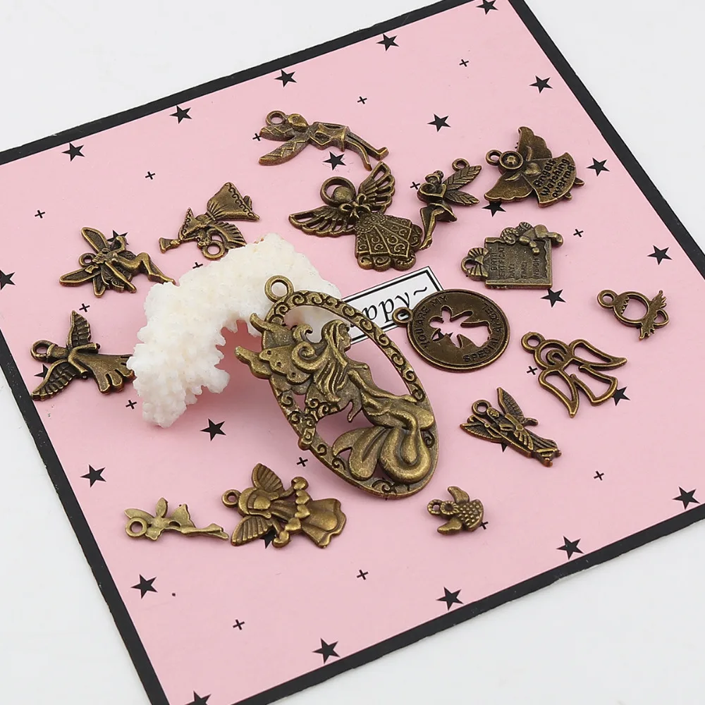 DoreenBeads модные подвески из сплава на основе цинка DIY смешанные античные бронзовые