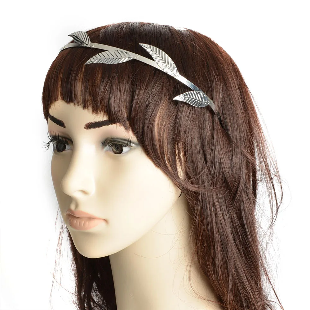 New Lovely Fashion Baroque Leaf Hairbands Hair Accessories Alloy Jewelry Bridal cheveux mariage 2019 |