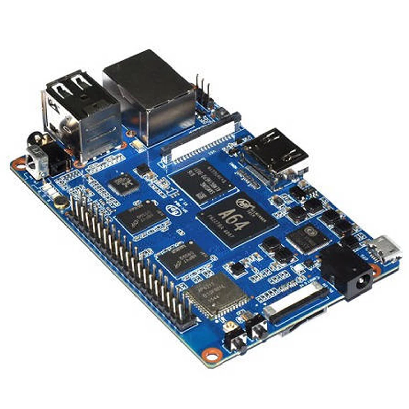 Умный телефон Banana Pi M64 64 бита четырёхъядерный 2 Гб ОЗУ WiFi Bluetooth 8 eMMC 1 шт. 3