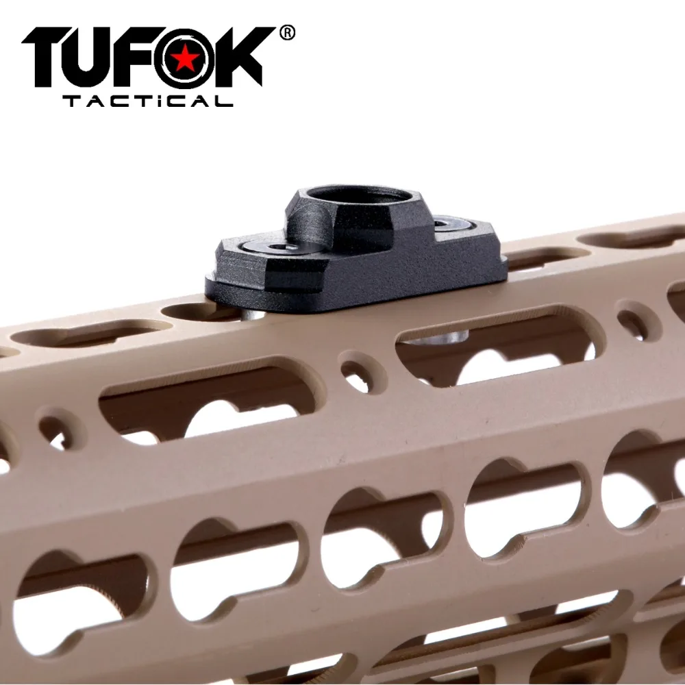 

Адаптер для крепления TuFok Keymod-Keymod Rail Sling Mount Attachment QD Sling Swivel Scope Mount для двух точечных строп (алюминий)