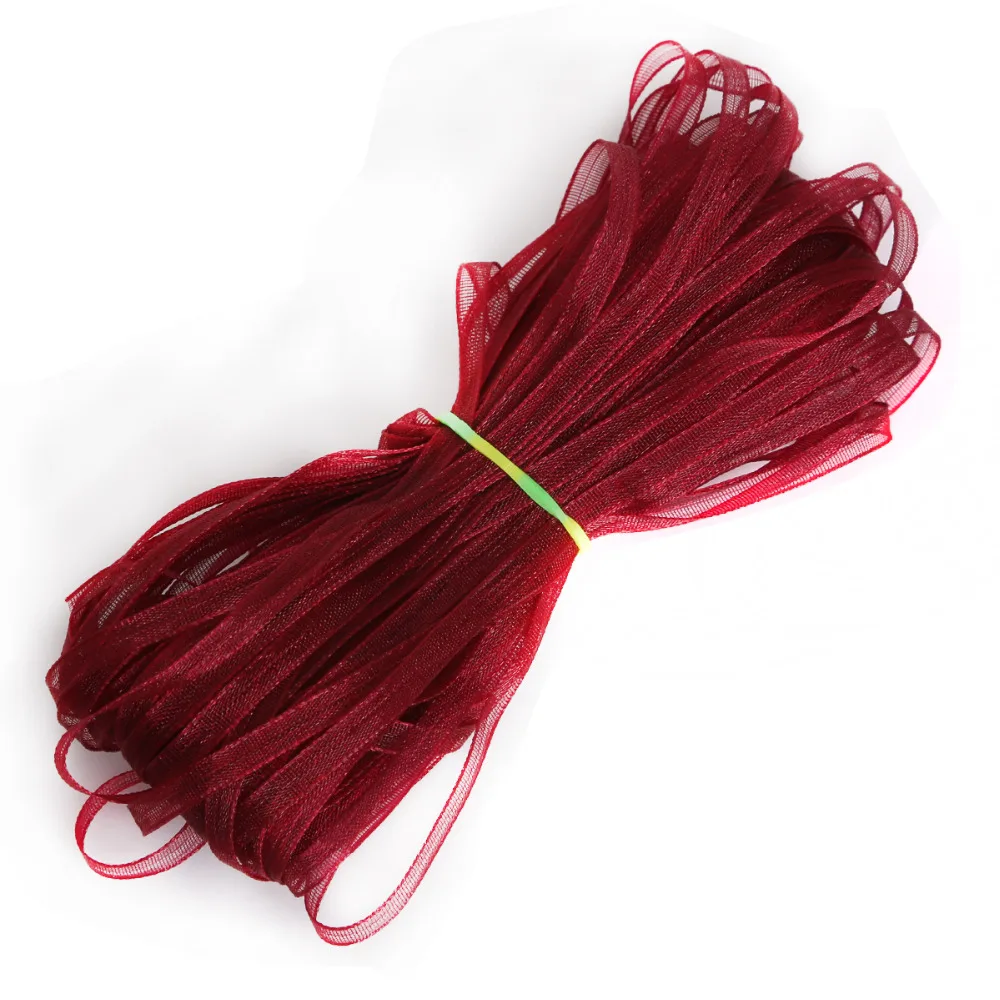 20 50 ярдов/партия лента для упаковки подарков 8 размеров (3 38 мм)|organza ribbon|christmas