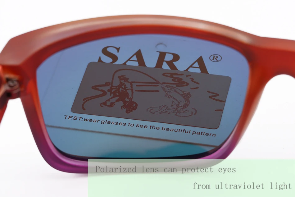 Мужские солнцезащитные очки SARA поляризационные в стиле ретро с квадратным