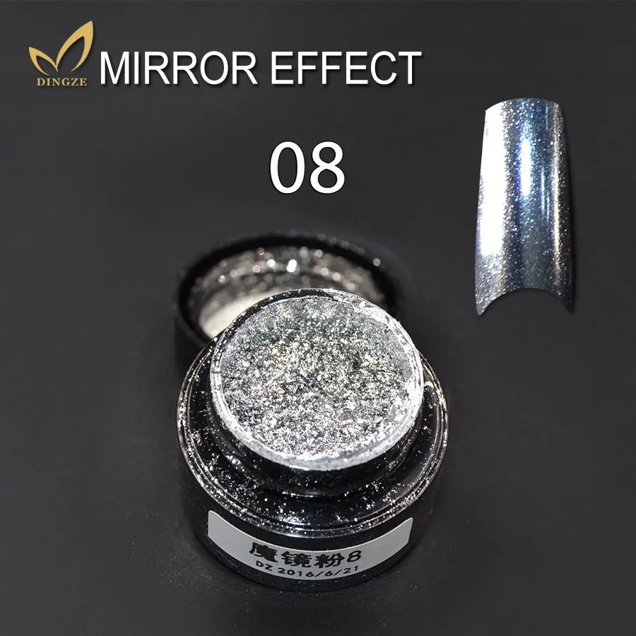 Алюминиевая Пудра серебристый пигмент блестящая пудра для ногтей макияжа