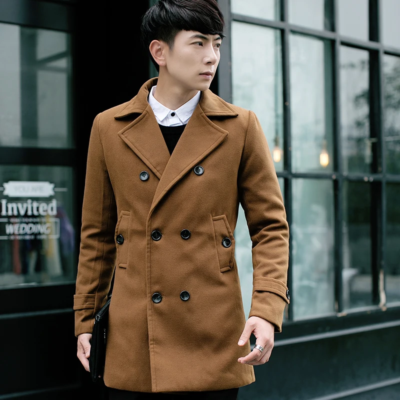 Мужская ветровка на кнопках однотонная осень и зиму 2017 M XXXL|button windbreaker|societymens coats