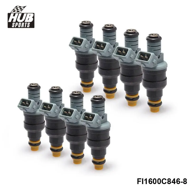 

8PCS/LOT New 0280150846 Fuel Injector 1600cc 152lb/hr For Audi Chevy Ford HU-FI1600C846-8