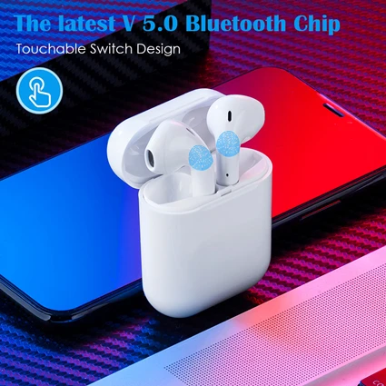 Мини 5,0 Беспроводные наушники с глубоким басом, беспроводные Bluetooth наушники, спортивные наушники-вкладыши для Xiaomi samsung iphone