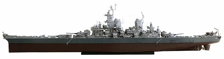 Trumpeter 03705 USS Missouri BB-63 линкор 1/200 масштаб модель военного корабля