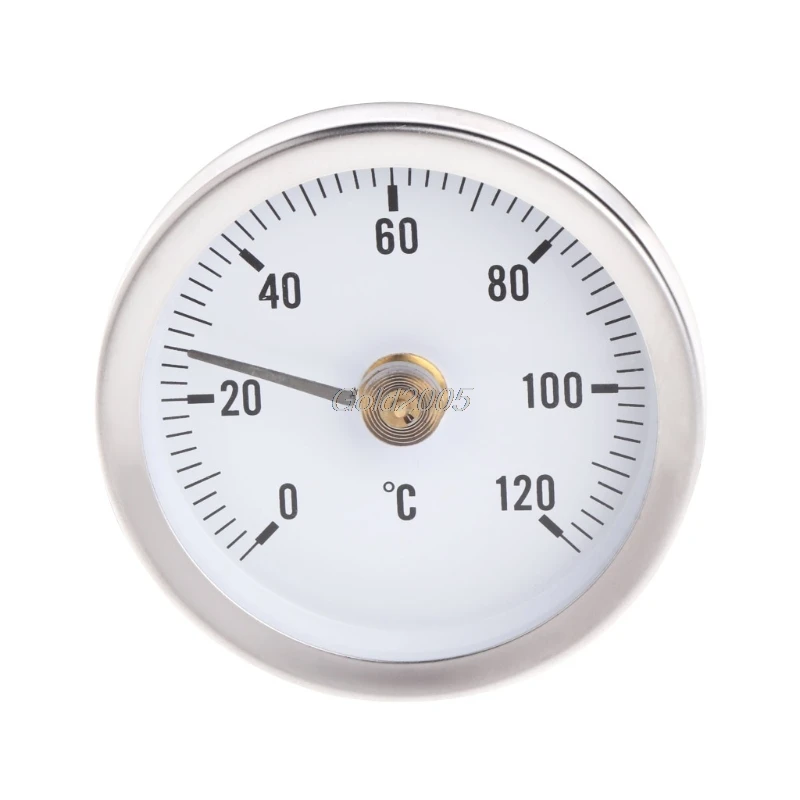 Pipe Clip-On Dial Thermometer Temperature Bimetal Temp Gauge &amp Spring 63mm 120 Degree G07 Whosale&ampDropShip | Инструменты