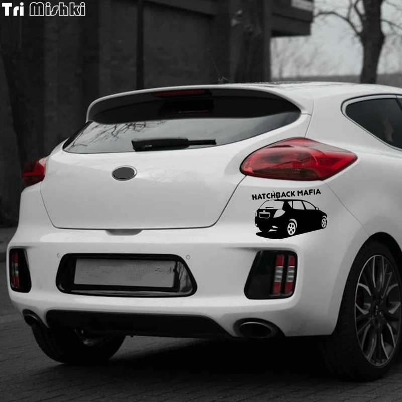 Tri Mishki HZX016 13.4*20см хэтчбек мафия смешная наклейки на авто виниловые мотоцикл