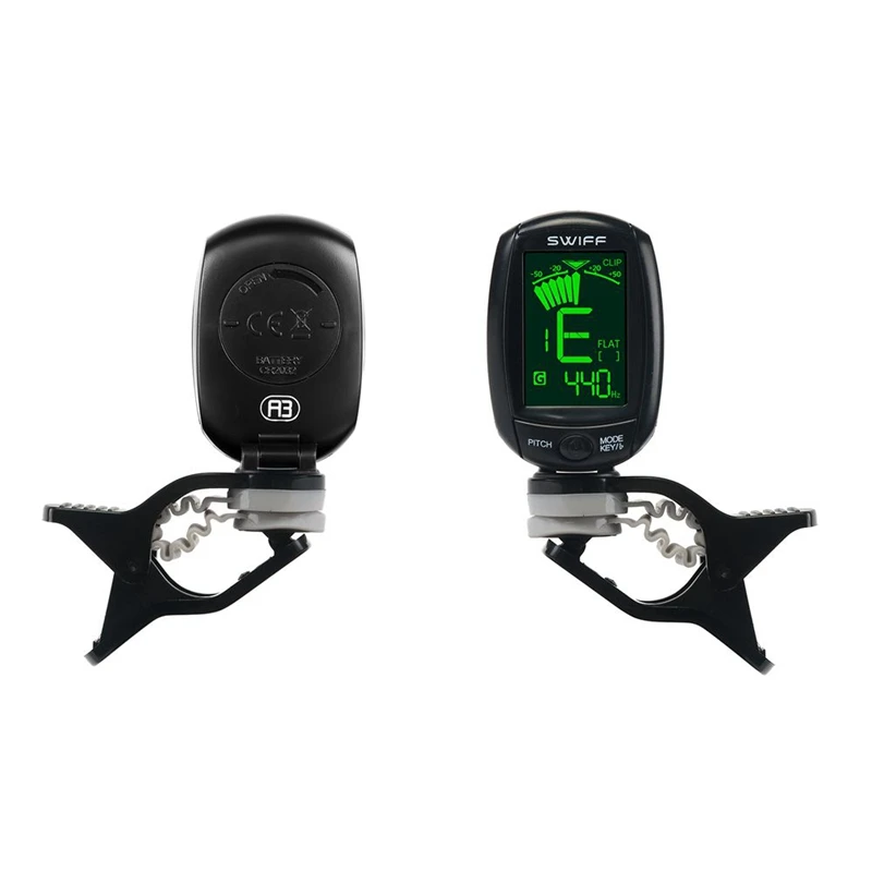 SEWS SWIFF A2 Mini Clip On автоматический для гитары тюнер ЖК цифровое устройство настройки