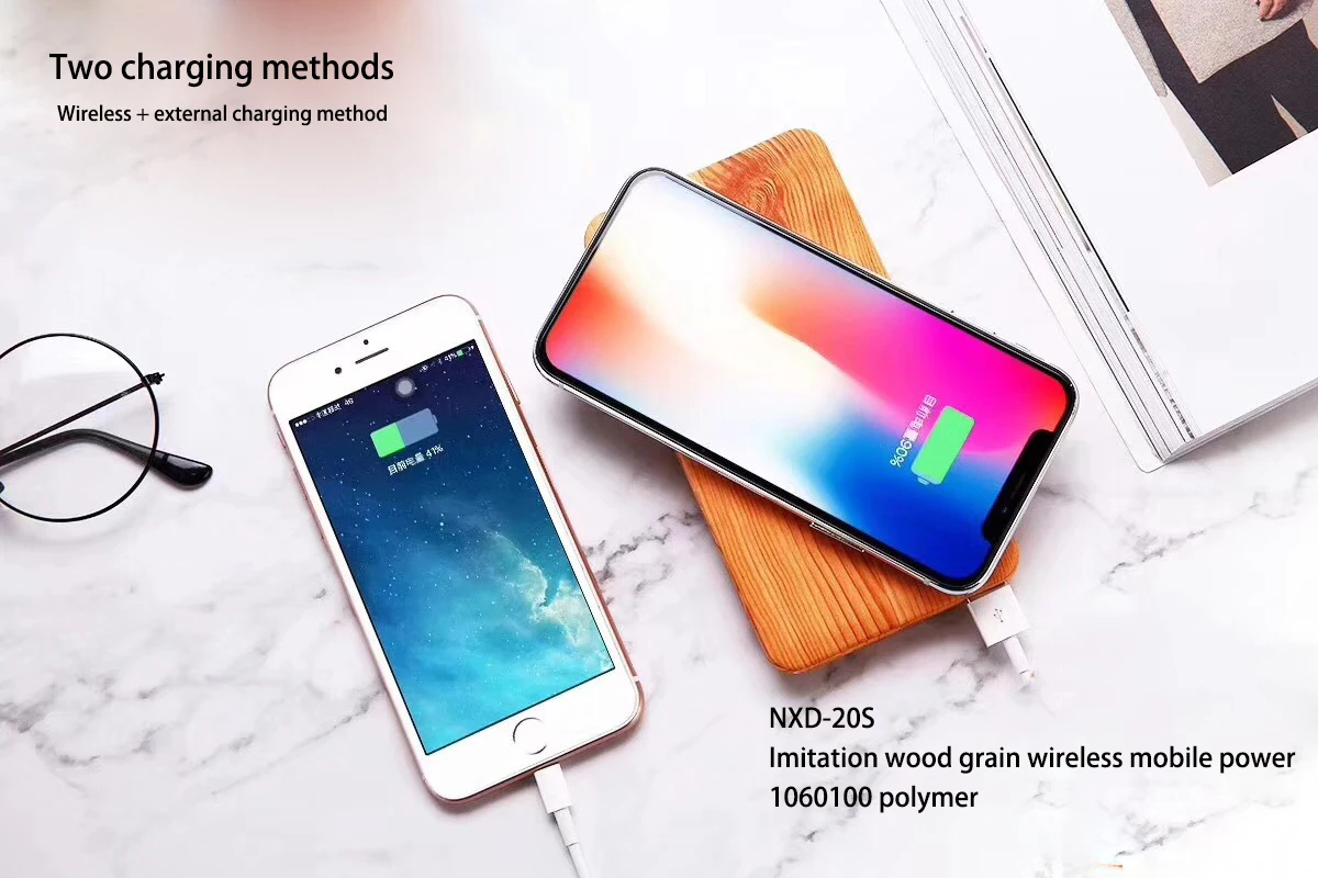 Беспроводное зарядное устройство Power Bank для iPhone 6000mah ABS Iphone 8plus | Электроника