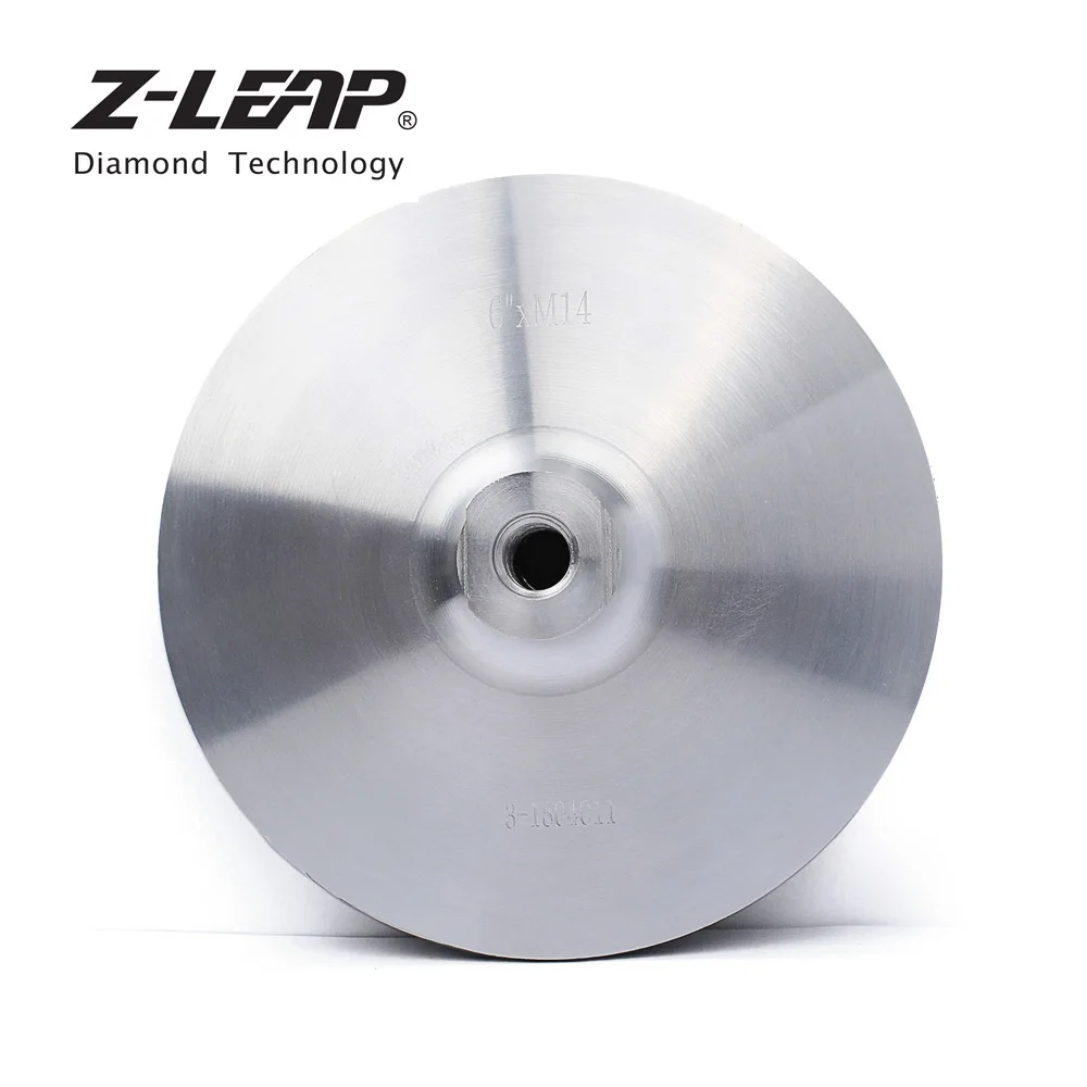 Z-LEAP M14 " Полировка на алюминиевой основе задние колодки крюк и петля шлифовальные колодки опорный диск угловая шлифовальная машина Полировщик абразивные инструменты