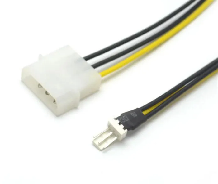 Кабель 4 контактный molex/IDE 3 Pin Процессор линия питания вентилятора|4-pin molex|fan poweride to