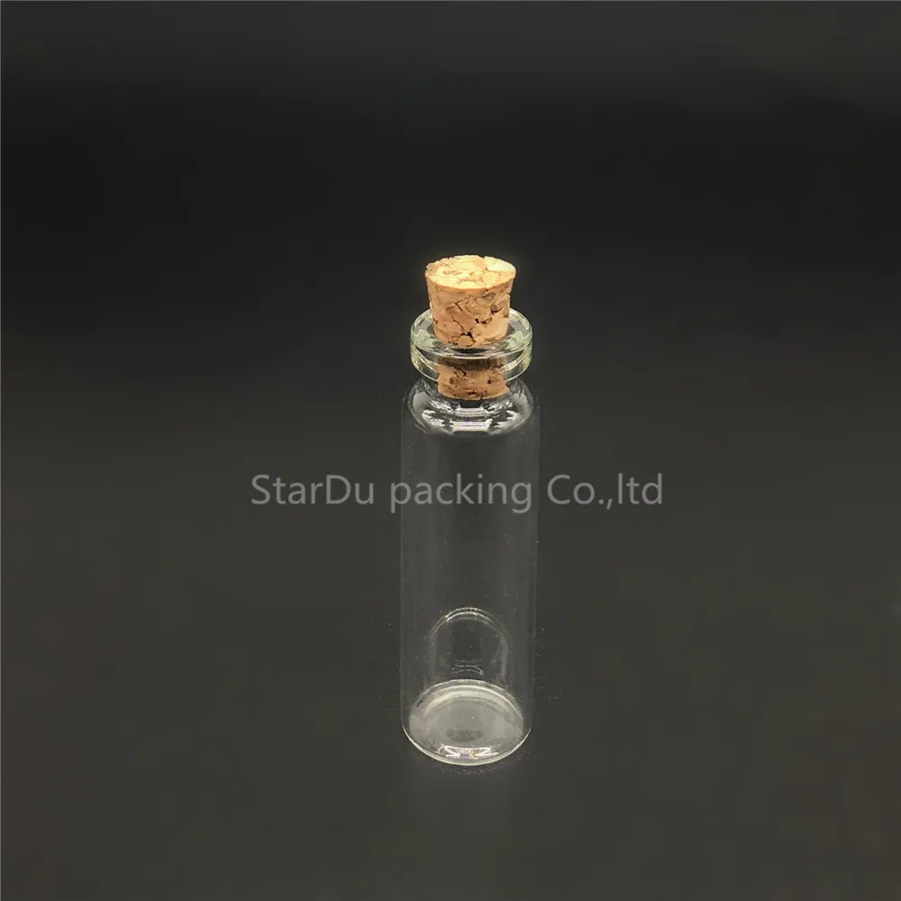 empty 12*40mm small Cork glass bottle 2.3ml Drifting jar lucky 1000pcs/lot | Красота и здоровье