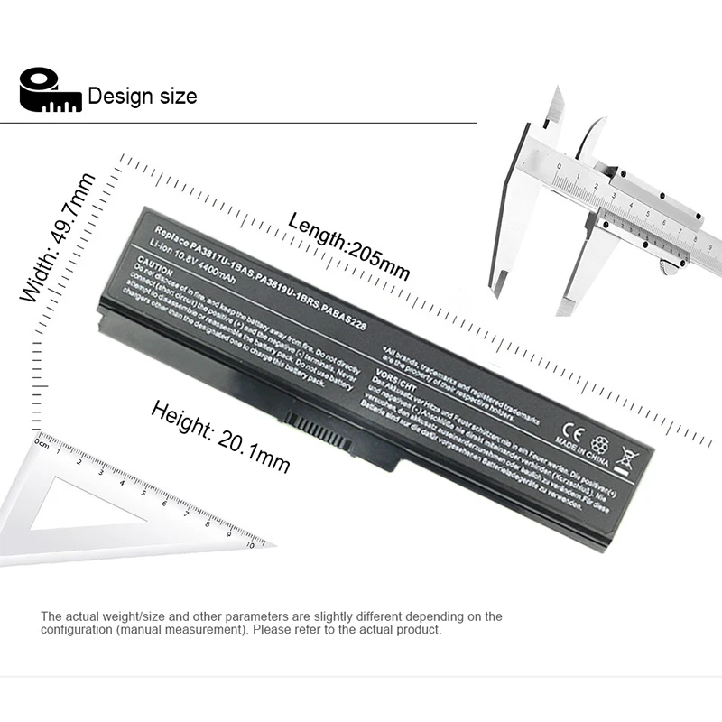 Аккумулятор PA3817U для ноутбука TOSHIBA Satellite L630 L650 L645 L655 L600 L700 L730 L735 L740 L745 L750 L755 PA3817U-1BRS