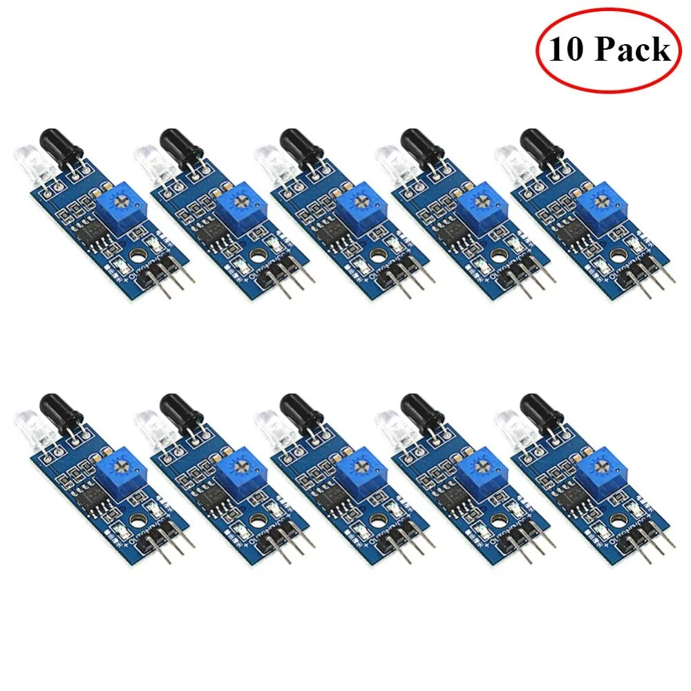 10 шт. инфракрасный модуль датчика избегания препятствий для Arduino Smart Car Robot