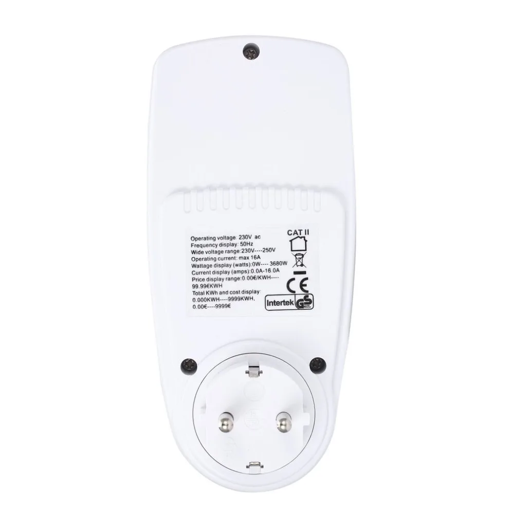 ЕС вилка ЖК-счетчик энергии напряжение мощность тока монитор ватт Checker экономия