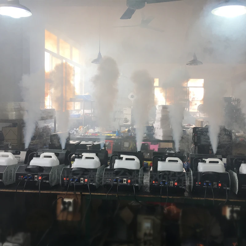 1500 Вт разноугольным машина тумана DMX512 дым туман машины дистанционного
