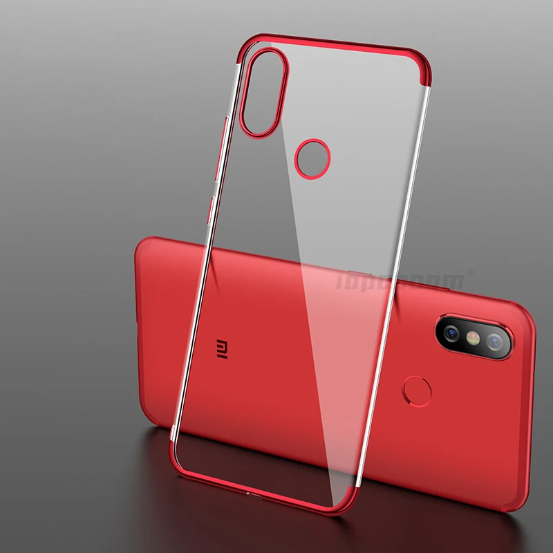Для Xiaomi mi 8 Lite чехол SE роскошный из мягкого ТПУ с силиконовым покрытием Прозрачный