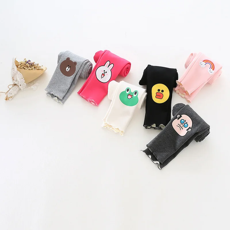 Милые леггинсы для девочек сезон осень зима хлопковые и вельветовые утепленные