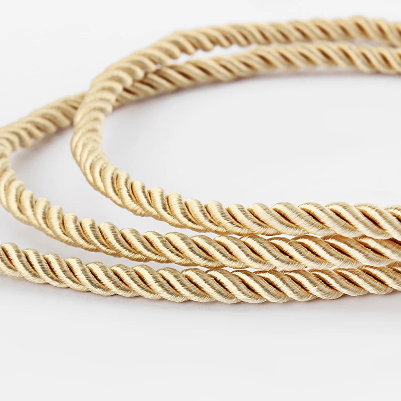Полиэфирная плетеная нить 5 метров мм|jewelry supplies|twist cord roperope string |