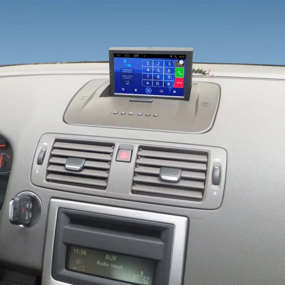 Автомобильный видеоплеер с сенсорным экраном 6 2 дюйма Android 7 1 для Volvo S40 C30 C70 GPS