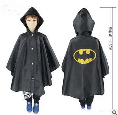 as pic Высокое качество Hero знак дизайн дети плащ-дождевик пончо для детей Infantil дождевики Детские плащ дождя Водонепроницаемый инструменты бытовые - Цвет: as pic