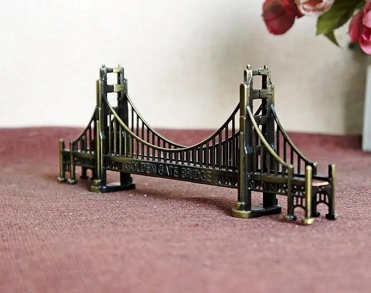 2 размеры Ретро всемирно известное строение модель Мост Золотые ворота Реплика